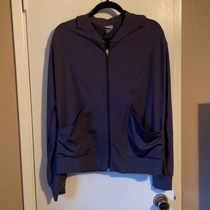 Champion Gray Zip-up Jacket Size Large. EUC